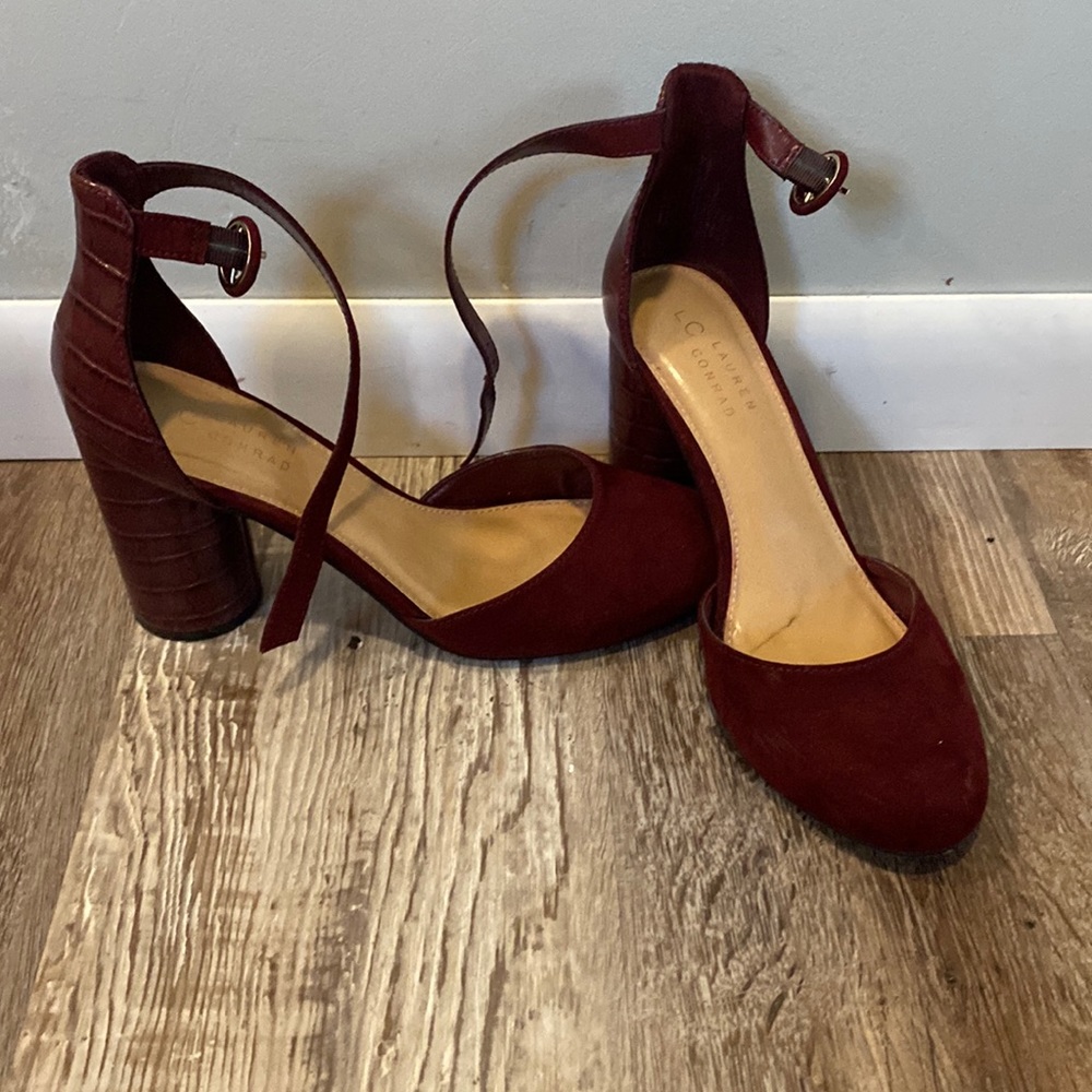 Burgundy Heels